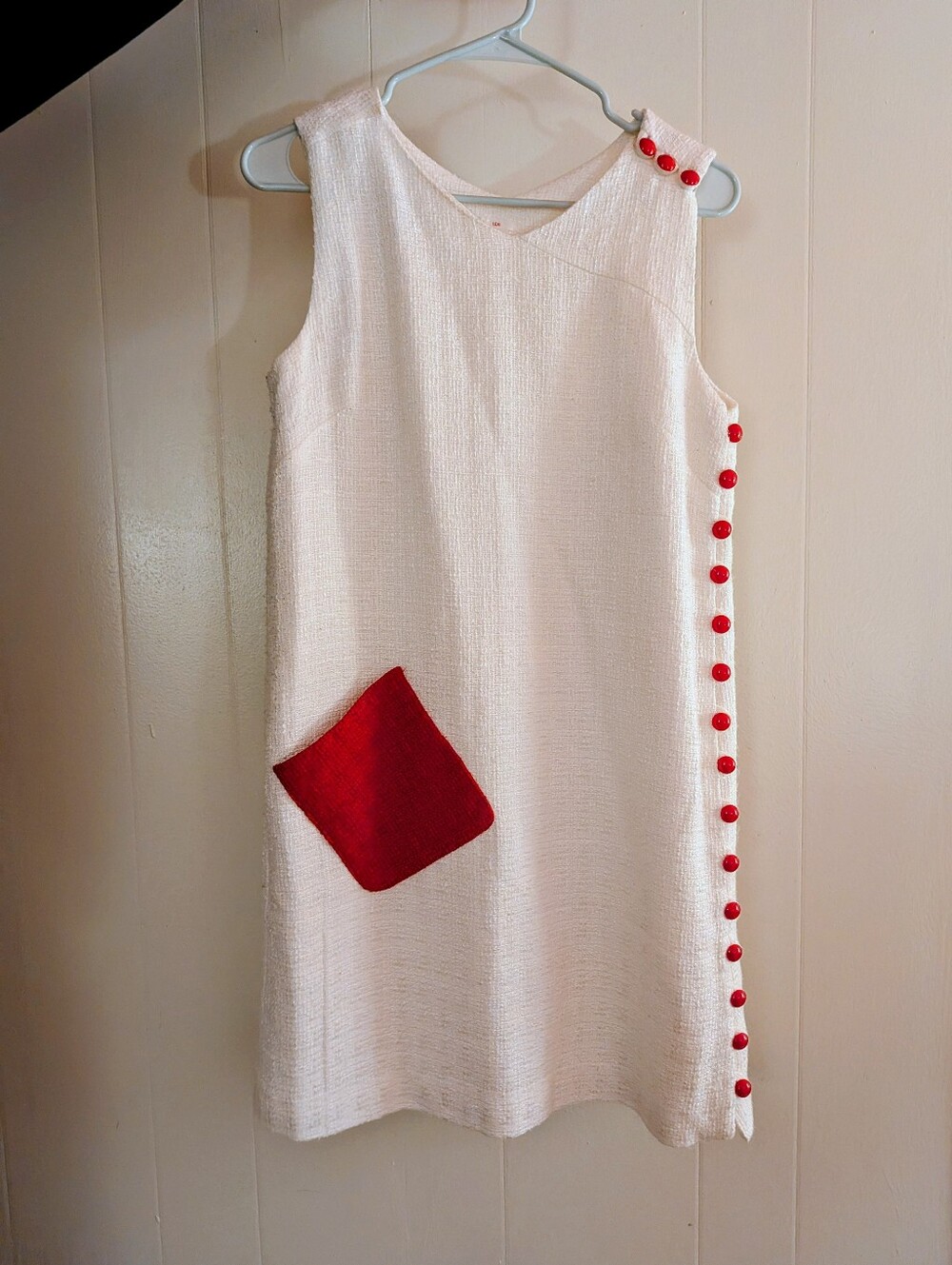 Zooey Deschanel X Tommy Hilfiger Collab Button Loop Shift Dress